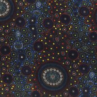 Spiritual Women (Red) [SCRAP 1.85M]- Aboriginal design Fabric
