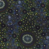 Spiritual Women (Green) - Aboriginal design Fabric