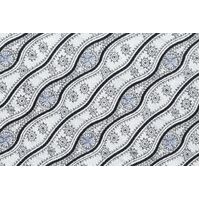 Stars in the Sky (WHITE) - Aboriginal design Fabric