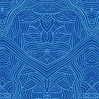 Untitled (Blue) - Aboriginal design Fabric