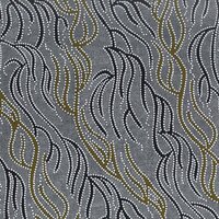 Underground Water (Black) - Aboriginal design Fabric