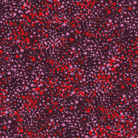 Utopia Bush Plum (Red) - Aboriginal design Fabric