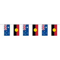  Aboriginal/Australian Flag Bunting (10m)
