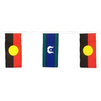 Aboriginal/Torres Strait Islander Flag Bunting (10m)