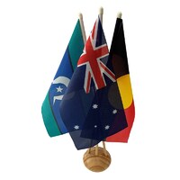 Aboriginal/TSI/Australian Flag Desk Set