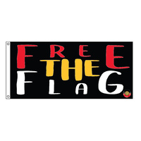 FREE-the-FLAG Souvenir Polyester Flag