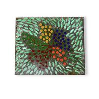 Original Aboriginal Art Painting Stretched Canvas (25cmx30cm) - Bush Berries