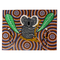 Original Aboriginal Art Painting Stretched Canvas (30x40) - Koala (The Rainmaker)