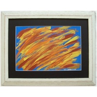 Framed (Glass) Original Art - Wind & Rain