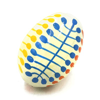 Watiya Tjuta Tree BOXED Handmade Decorative Lacquered Egg &amp; Stand - Better World Aboriginal Art