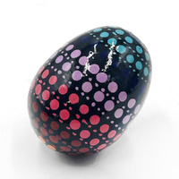 Waterhole BOXED Handmade Decorative Lacquered Egg &amp; Stand - Better World Aboriginal Art