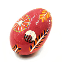 Medicine Plants BOXED Handmade Decorative Lacquered Egg &amp; Stand - Better World Aboriginal Art 