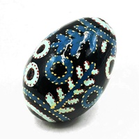 Pikilyi BOXED Handmade Decorative Lacquered Egg &amp; Stand - Better World Aboriginal Art 