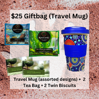 Dreamtime Kullilla-Art GIFTBAG - $25 (Travel Mug)