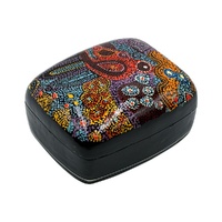 Better World Aboriginal Art Lacquered Large Trinket Box - Seven Sisters