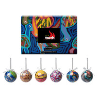 The Torch Aboriginal Art 6 pack Gift Box Xmas Baubles