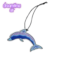 Dreamtime Air Aboriginal Art Air Freshener - Dolphin Sunday Brunch (Grapefruit Scent)