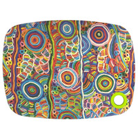 Utopia Aboriginal Art Bamboo Fibre Cheese Board/Platter - My Mother&#39;s Country