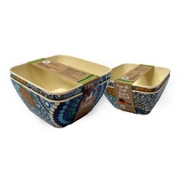 Bunabiri Bamboo Fibre Enviro Bowl (Set 2) - Colours of the Reef