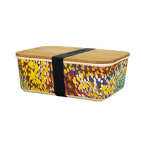 Utopia Aboriginal Art Bamboo Lunch Box - Firesparks