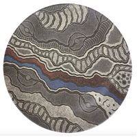 Utopia Aboriginal Art Bamboo Dinner Plate (Single) - My Country