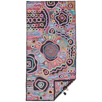 Somerside Sand Resistant LARGE Beach Towel (160cm x 90cm) - Camping Under the Moon