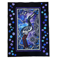 Aboriginal design Quilted Blanket (130cm x 100cm) # 11