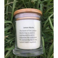 Kakadu Scented 100% Soy Candle - Lemon Myrtle (250g wax)