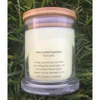 Kakadu Scented 100% Soy Candle - Silver Leafed Paperbark (250g wax)