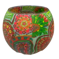 Koh Living Aboriginal Art Tealight Candle Holder (11cm) - The Gift