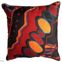 Saretta Aboriginal Art Totem Cushion Cover - Dreamtime