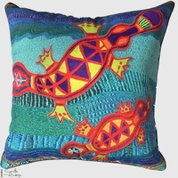 Saretta Aboriginal Art Totem Cushion Cover - Paramaibaan (Platypus)