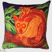 Saretta Aboriginal Art Totem Cushion Cover - Wilai (Possum)