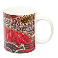 Uluru Kangaroos - Chern'ee Sutton Aboriginal Art Boxed China Mug