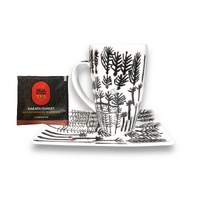 Kurlkura Trees in Bloom Giftset - Better World Aboriginal Art -  Fine Bone China Mug/Cake Plate/Tea 