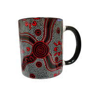 Hogarth Aboriginal Art China Mug - Highlands