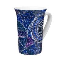 Warlukurlangu Aboriginal Arts Giftboxed China Mug -  Seven Sisters Dreaming