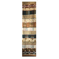 Aboriginal Art Handmade Wool Runner (Chainstitched) (76 x 304cm) - Jilamara