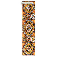 Aboriginal Art Handmade Wool Runner (Chainstitched) (76 x 304cm) - Kulama (TI)