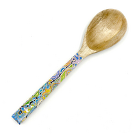 Better World Aboriginal Art Wooden/Resin Serving Spoon - Mina Mina Jukurrpa