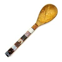 Better World Aboriginal Art Wooden/Resin Serving Spoon - Jilamara Design