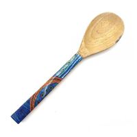 Better World Aboriginal Art Wooden/Resin Serving Spoon - Two Sisters