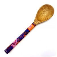 Better World Aboriginal Art Wooden/Resin Serving Spoon - Mulga Country