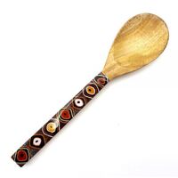 Better World Aboriginal Art Wooden/Resin Serving Spoon - Jilamara Design