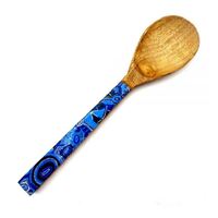 Better World Aboriginal Art Wooden/Resin Serving Spoon - Pikilyi Jukurrpa