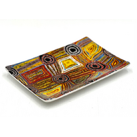 Better World Aboriginal Art Boxed Bone China Cake Plate - Body Paint