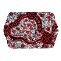 Hogarth Aboriginal Art Melamine Small Tray - Highlands