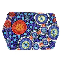 Hogarth Aboriginal Art Melamine Small Tray - the Journey