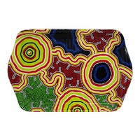 Hogarth Aboriginal Art Melamine Small Tray - Pathways