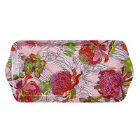 Melamine Long Scatter Tray - Australian Wildflowers